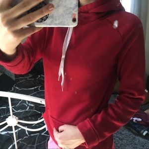 Red hoodie